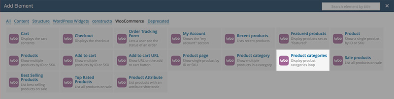 product categories vc
