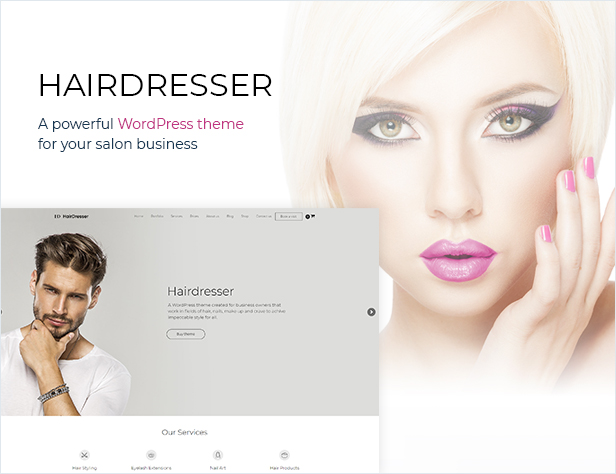 Hairdresser - Hair Salon WordPress theme - 1