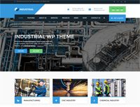 Industrial - Manufacturing WordPress Theme