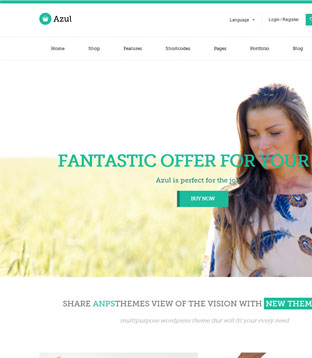 Azul - Responsive Multi-Purpose Theme