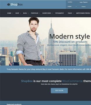 ShopBox - Responsive WooCommerce Theme