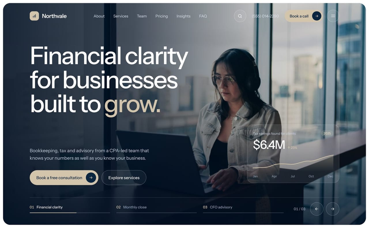 Accounting theme preview