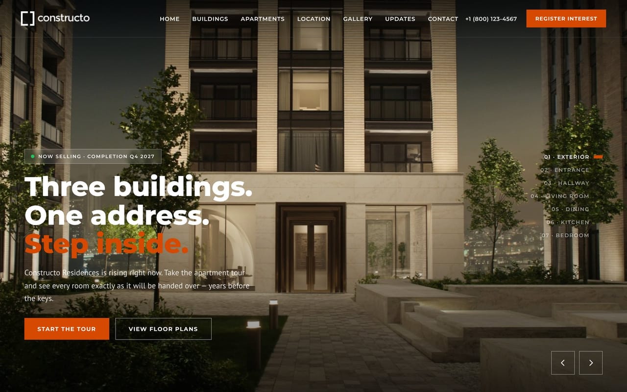 Constructo theme preview