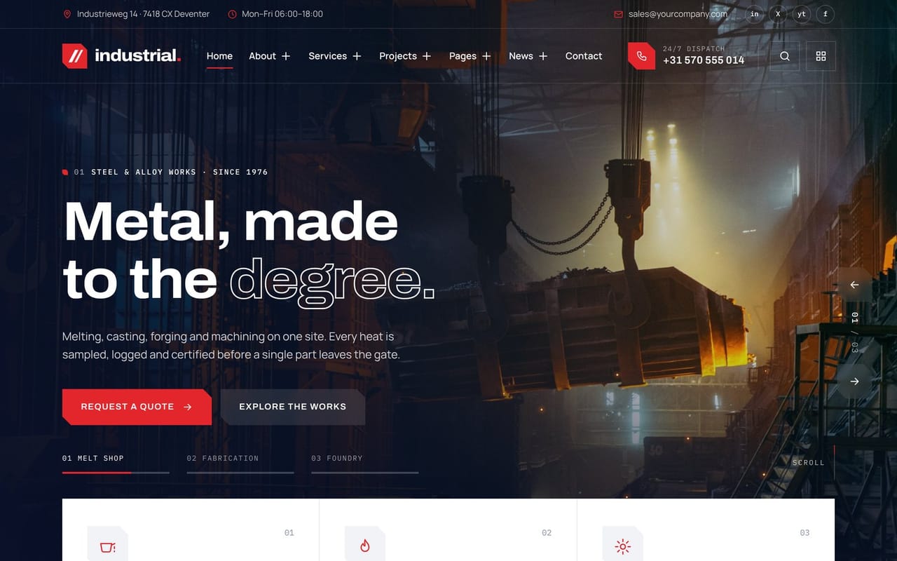 Industrial theme preview