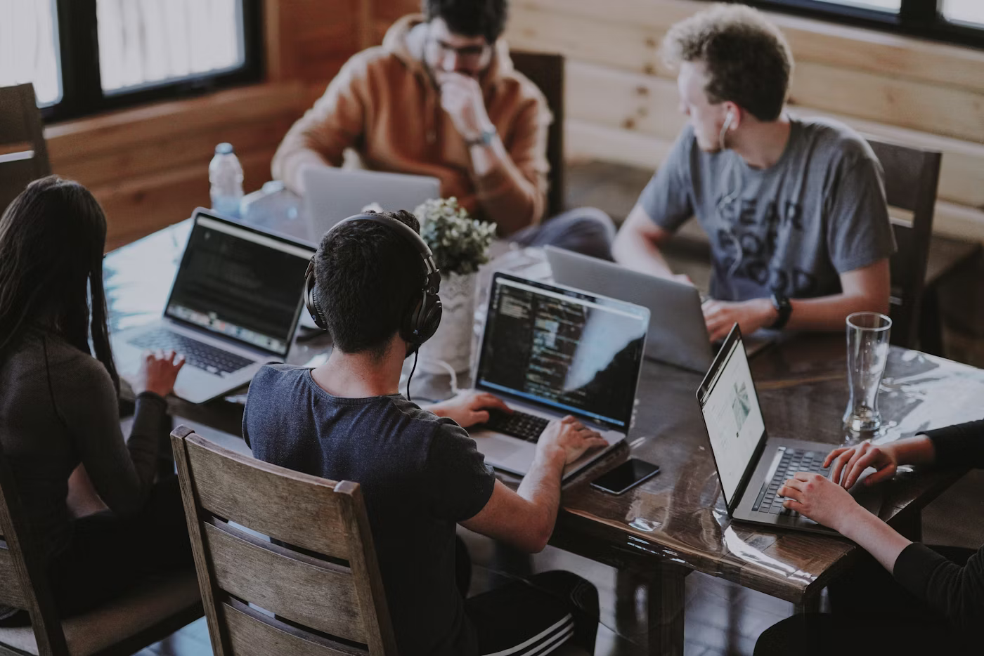 A remote-first development team collaborating on a WordPress project