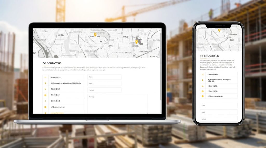Construction &ndash; Contact