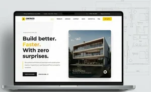 Constructo Demo 12 homepage preview built with Elementor for construction company websites