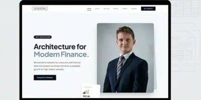 Accounting Demo 11 modern Elementor-only WordPress website for accounting and finance businesses